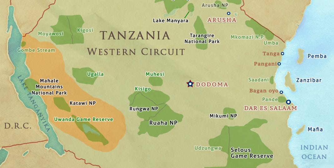 Western Tanzania Safari Parks