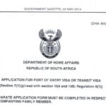 South Africa Visa Application