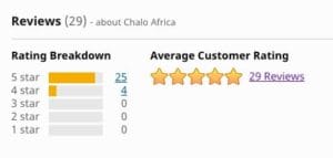 Chalo Africa Reviews Safaribookings