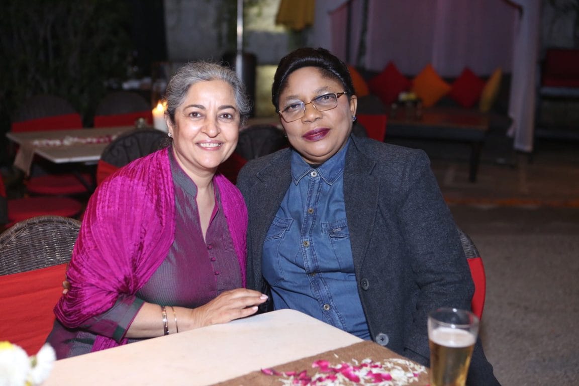 Ms. Ishpinder Kochhar, Owner I K Silver, and Ms. Zozo Binto, Counsellor of Democratic Republic of Congo