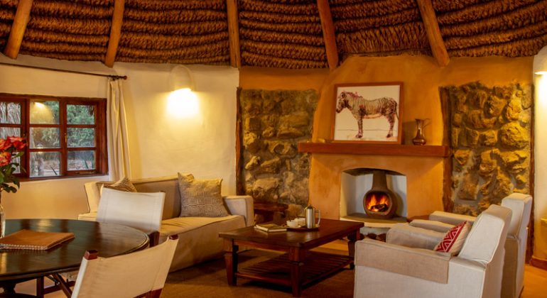 Lewa Wilderness Lodge Lounge