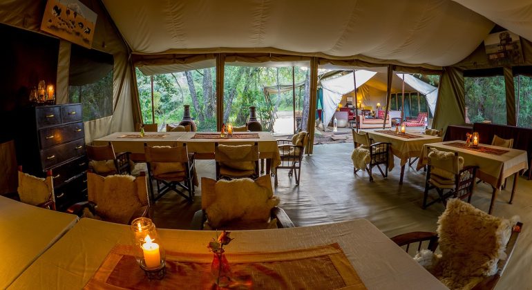 Nairobi Tented Camp Dining