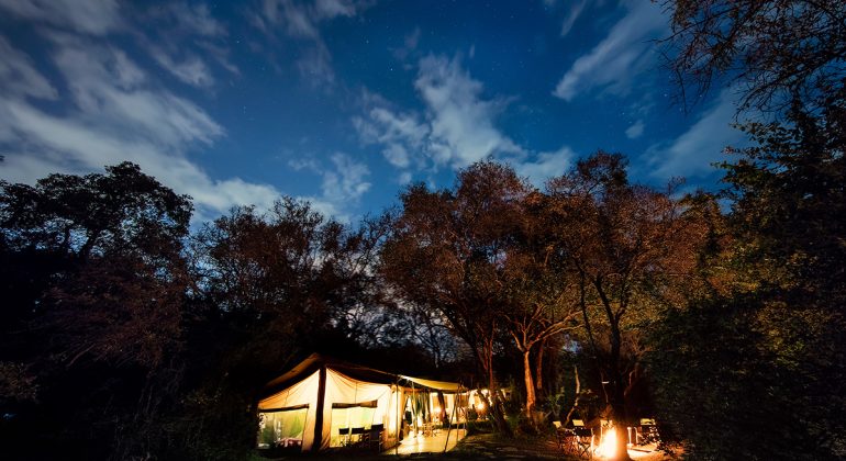 Nairobi Tented Camp View At Night