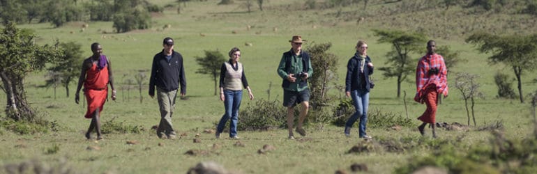 Porini Lion Camp - Maasai walks