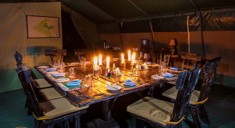Porini Mara Camp Dining