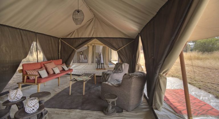 Ubuntu Migration Camp Tent Lounge