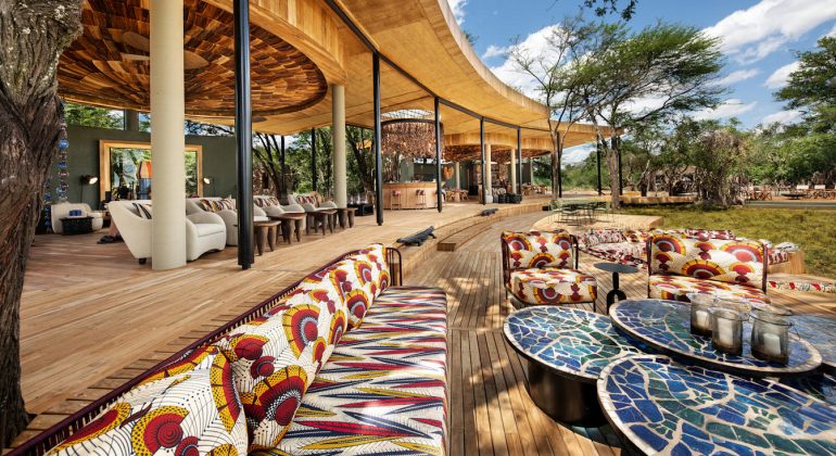 Grumeti Serengeti River Lodge Deck
