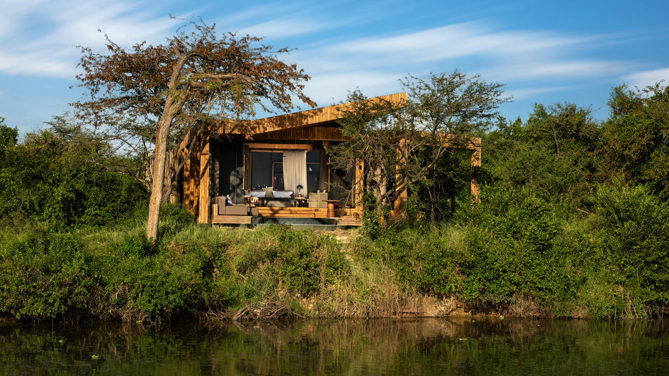 Grumeti Serengeti River Lodge View