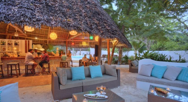 Matemwe Lodge Outdoor Lounge Area