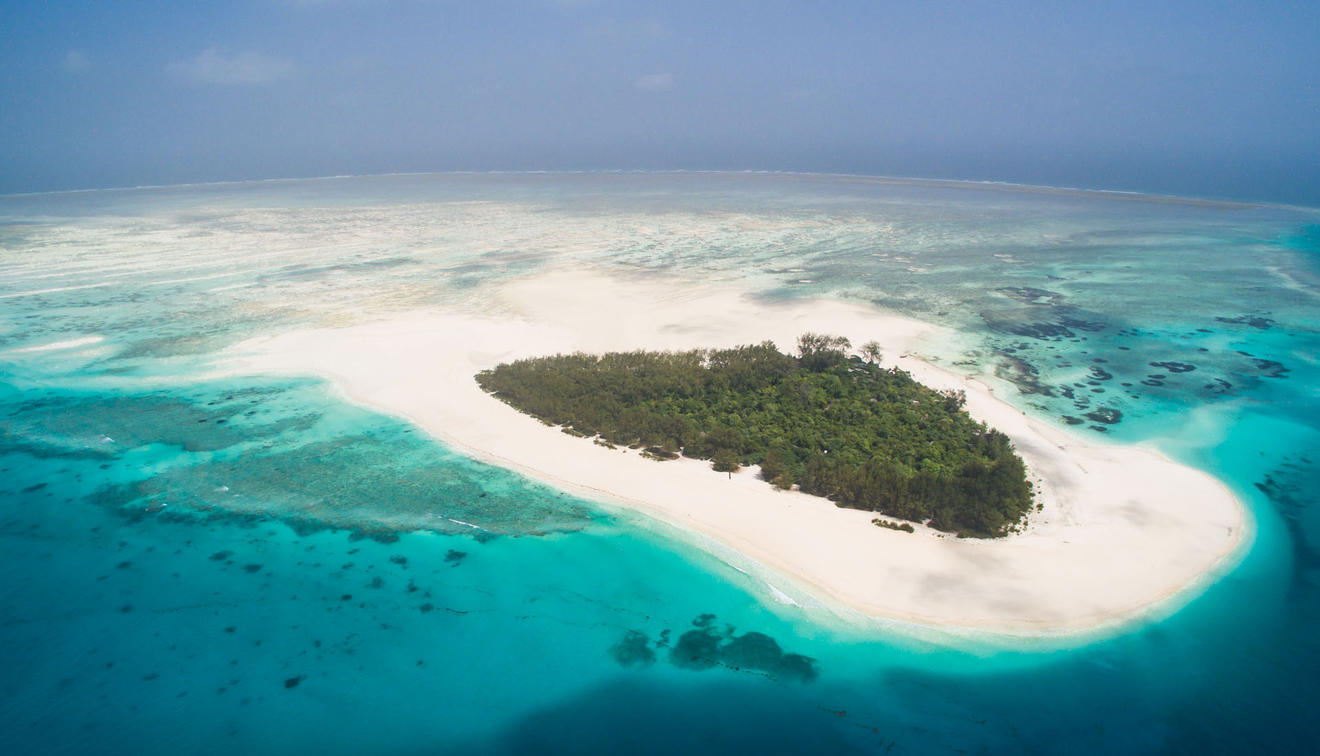 Mnemba Island Aerial View