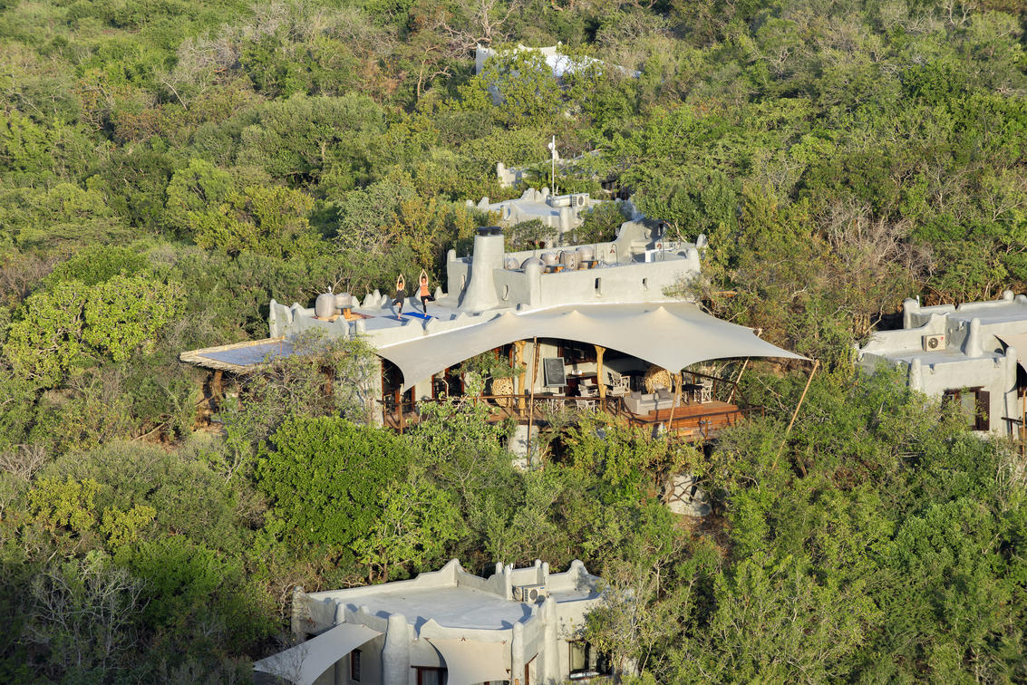 Phinda Rock Lodge Aerial View
