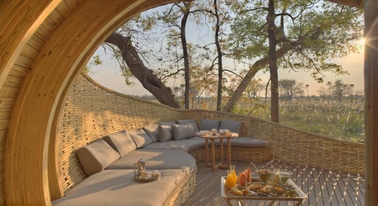 Sandibe Okavango Safari Lodge Sitting