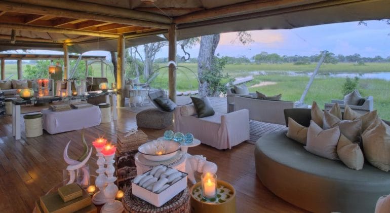 Xaranna Okavango Delta Camp Lounge