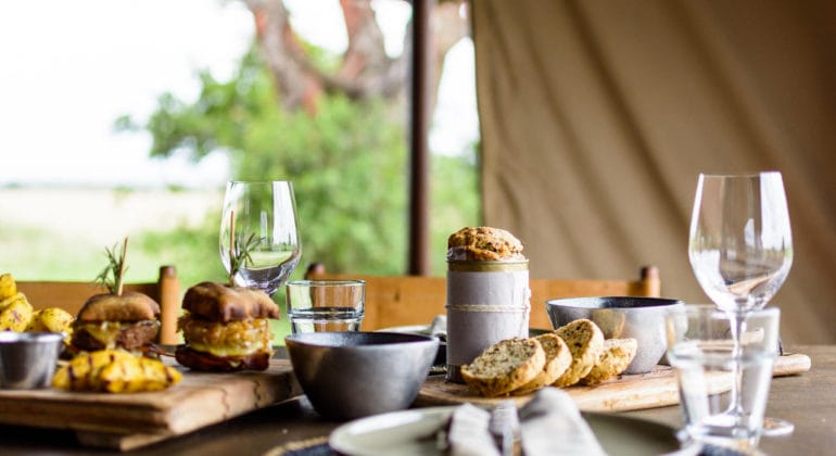 Explore Mobile Tented Camp Dining
