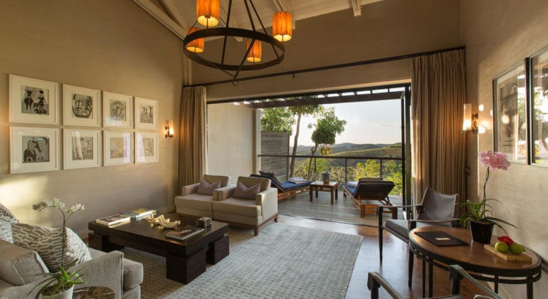 Luxury Vineyard Lodge Lounge