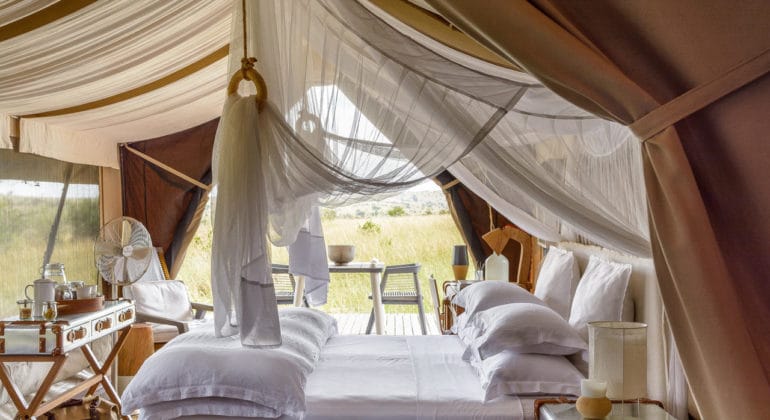Mara River Tented Camp Bedroom