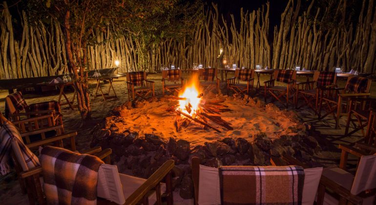 Ngoma Safari Lodge Campfire