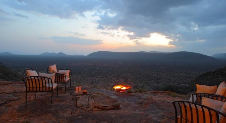 Saruni Samburu Fireplace