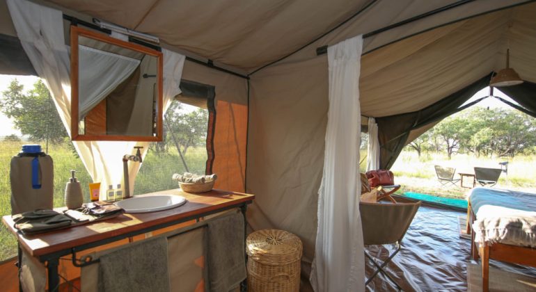 Serengeti Wilderness Camp Bathroom