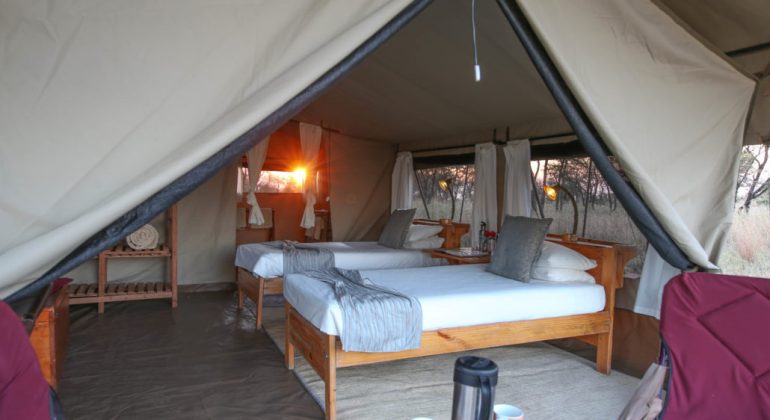 Serengeti Wilderness Camp Tent Interior