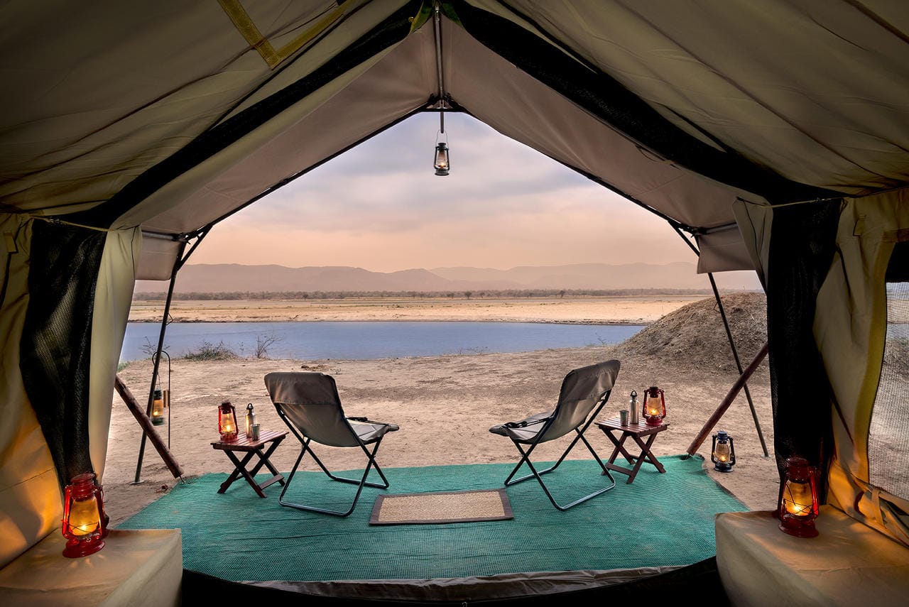 Zambezi Expeditions View From Tent