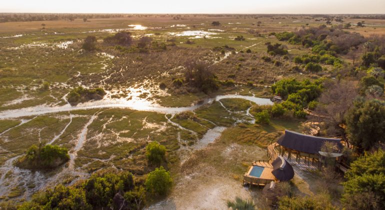 Camp Okavango Aerial View