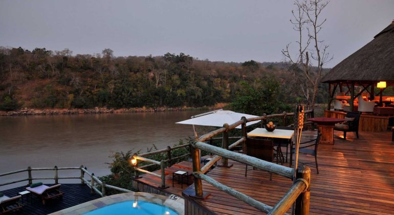 Serena Mivumo River Lodge Deck