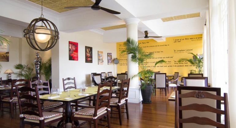 Hemingways Nairobi Dining Area