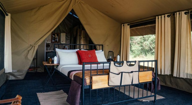 Camp Zebra Tent Interiors