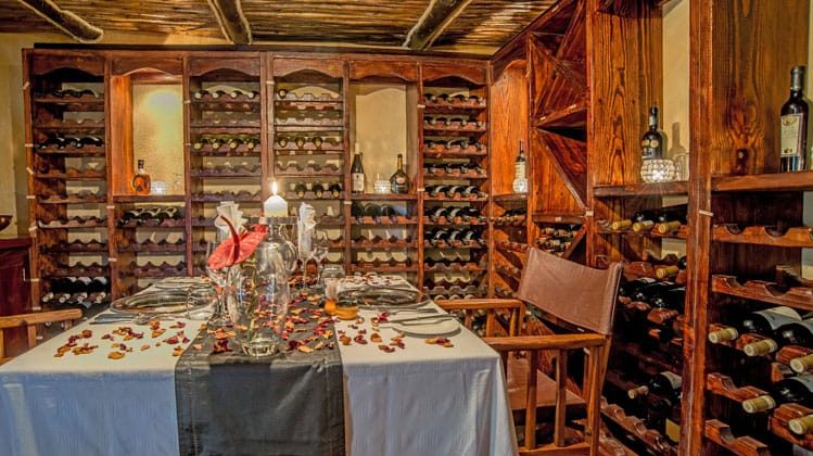 Kuname Lodge Wine Cellar