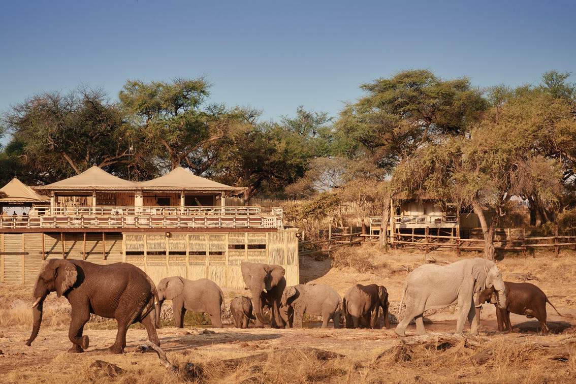 Savute Elephant Lodge Exterior
