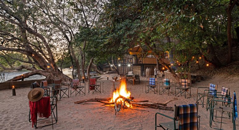 Ichingo Chobe River Lodge Campfire