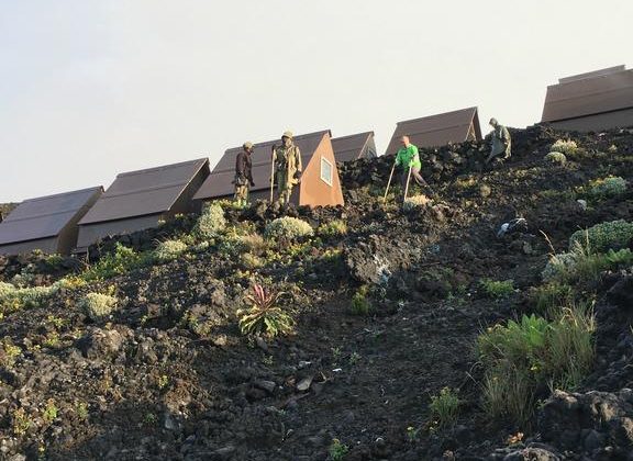 Nyiragongo Volcano Summit Shelters Outdoors