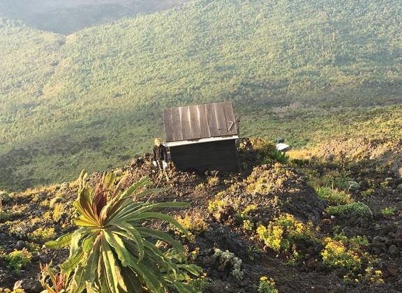 Nyiragongo Volcano Summit Shelters Toilet