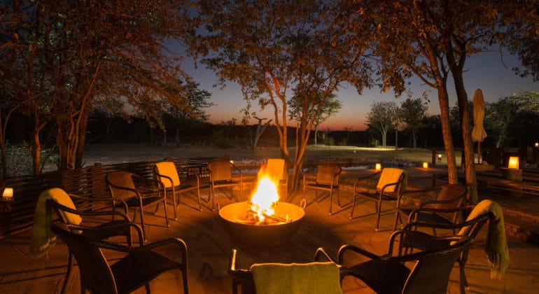 Ongava Tented Camp Campfire