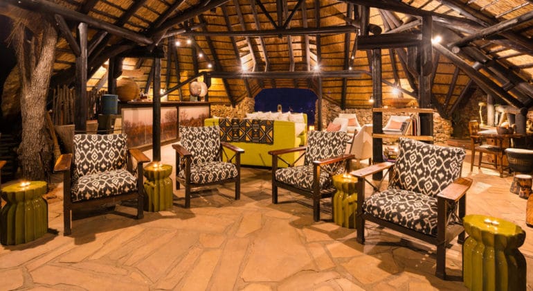 Ongava Tented Camp Lounge And Entrance