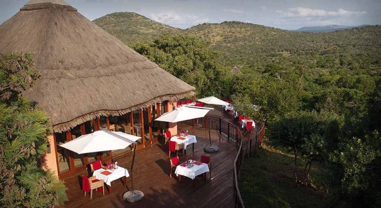 Thanda Safari Lodge Deck