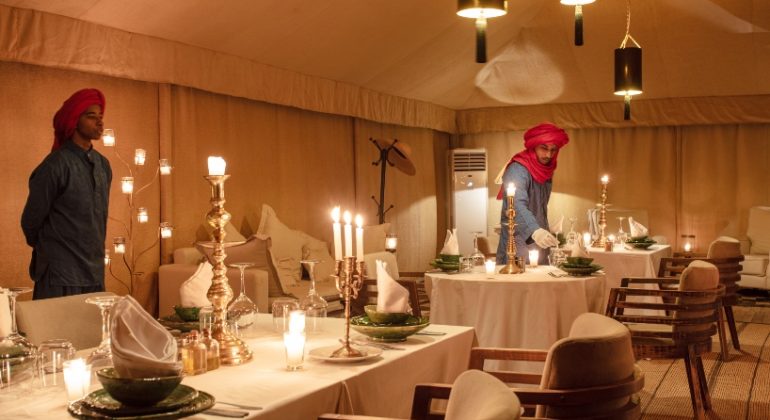Merzouga Luxury Desert Camp Restaurant