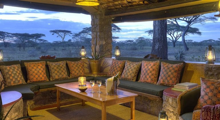 Ndutu Safari Lodge Sitting Area