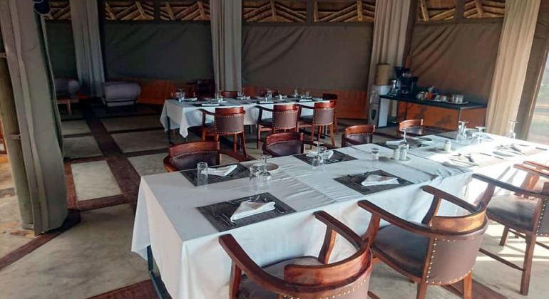 Mara Mara Tented Lodge Dining