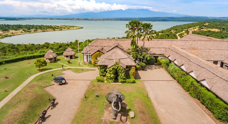 Mweya Safari Lodge View