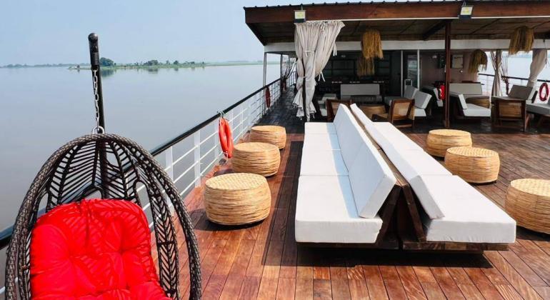 Congo Cruise River Boat Observation Deck